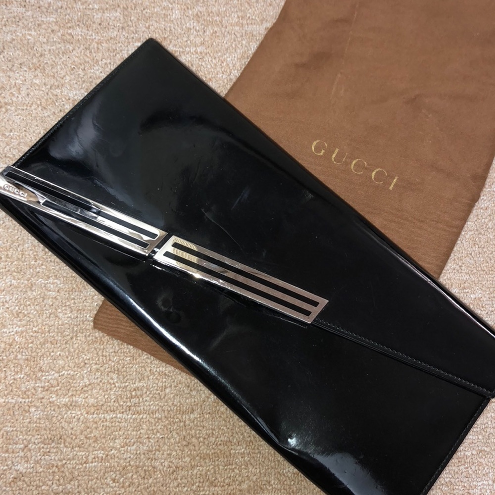 Authentic Gucci Clutch (Patent Leather)